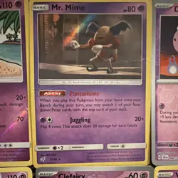 Pokemon TCG Psychic-Type Lot 20 Cards Slowpoke Hypno Mew Gardevoir Holo Rare - Image 4