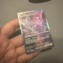 Team Rocket's Mewtwo ex 231/182 SIR Destined Rivals Pokemon Card - Image 1