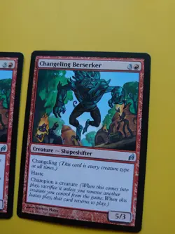 MTG Card. Changeling Berserker x 2 Lorwyn Shapeshifter - Image 3