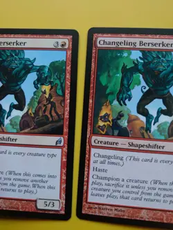MTG Card. Changeling Berserker x 2 Lorwyn Shapeshifter - Image 4
