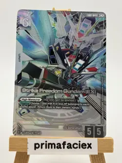 Gundam Card - Strike Freedom Gundam (EX) - EB01-041 LR+ - Image 1
