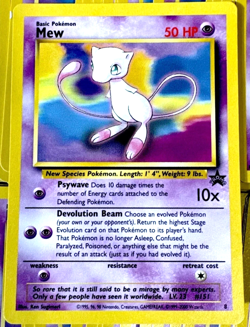 Vintage 2000 Pokemon MEW Black Star Promo Card - Image 1