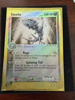 Steelix 23/100 EX Sandstorm Reverse Holo 2003 Pokemon Card HP Creased - Image 1