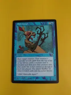 Polymorph. Sorcery Mirage. Old Vintage. Magic the Gathering Card. - Image 1