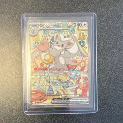 Cinccino ex 119/086 Full Art Holo Rare English Pokemon TCG Card - Image 3