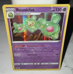 POKEMON TCG Card - Reuniclus 078/195 - Holo Rare - Silver Tempest - NM - Image 1