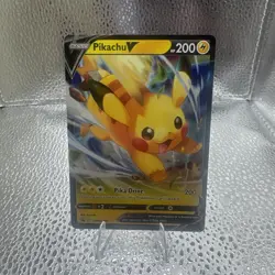 Deoxys V SWSH266 Full Art Ultra Rare Black Star Promo Pokemon Card NM - Image 1