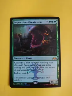 Impervisous Greatwurm x2 FOIL GRN buy a box mythic Magic the Gathering 2 Card. - Image 1