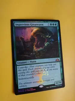 Impervisous Greatwurm x2 FOIL GRN buy a box mythic Magic the Gathering 2 Card. - Image 3