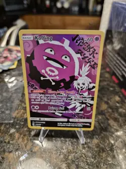 Pokemon Koffing 243/236 SM12 Cosmic Eclipse Secret Rare Card NM Condition - Image 1
