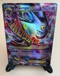 #5 M Gengar EX XY166 Black Star Promo 2016 Holo Rare Pokemon Card - Image 1