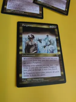 Purgatory. Enchantment Mirage. Old Vintage. Magic the Gathering Card. - Image 4