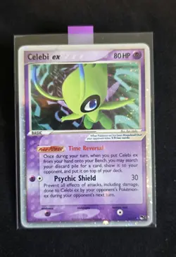 Celebi ex - 17/17 - Pokemon Pop Series 2 Holo Card NM - Image 1