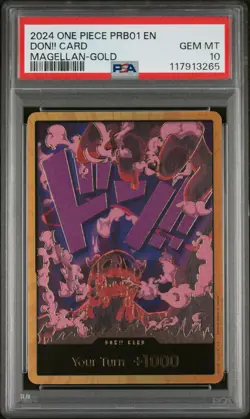 2024 ONE PIECE PRB01-PREMIUM BOOSTER -ONE PIECE CARD THE BEST- DON!! CARD PSA 10 - Image 1