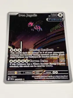 Iron Jugulis 216/182 SV04: Paradox Rift Illustration Rare Pokemon Card - Image 2