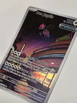 Iron Jugulis 216/182 SV04: Paradox Rift Illustration Rare Pokemon Card - Image 4