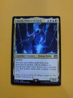 Noctis, Prince of Lucis. RARE Final Fantasy noble. Magic the Gathering Card. - Image 1