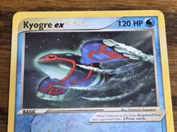 Pokemon Black Star Promo # 001 KYOGRE EX ,,nice card,,never played - Image 2