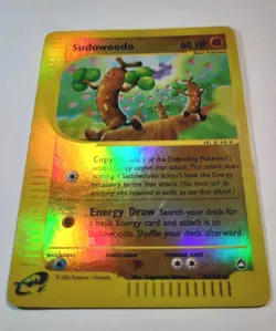Pokemon TCG Sudowoodo Aquapolis Reverse Holo Card 36/147 LP-MP - Image 1