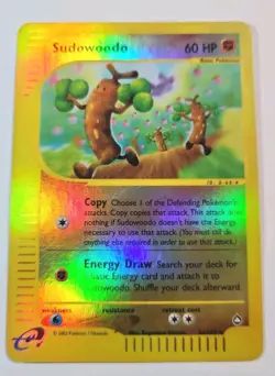 Pokemon TCG Sudowoodo Aquapolis Reverse Holo Card 36/147 LP-MP - Image 3