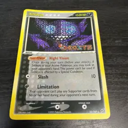 Pokemon Sableye EX Deoxys 23/107 Reverse Holo Rare 2005 TCG Card LP - Image 1