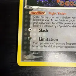 Pokemon Sableye EX Deoxys 23/107 Reverse Holo Rare 2005 TCG Card LP - Image 5