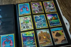 Pokemon Collection Binder - Modern NM/LP - 56 Pokemon Cards Lot - Image 1