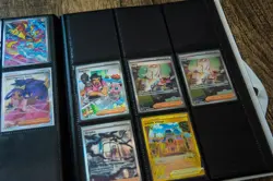 Pokemon Collection Binder - Modern NM/LP - 56 Pokemon Cards Lot - Image 5