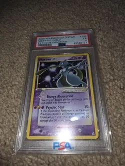 Pokemon Mewtwo Gold Star EX Holon Phantoms Card 103 - Image 2
