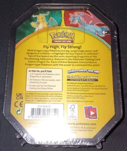 Pokemon TCG Dragonite Dragons Tin w/ 10 Mini 3-Card Booster Packs - NEW/SEALED - Image 2