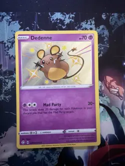 Dedenne SV051/SV122 Shiny Vault Holo Rare Pokemon Card Shining Fates TCG NM - Image 1