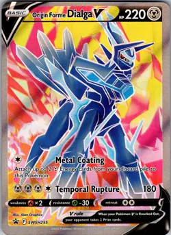 SWSH: Sword & Shield Promo Cards #SWSH255 Origin Forme Dialga V - Image 1