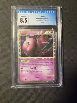 The Pokemon Company Pokemon TCG Mew Prime 97/102 Holo Rare 2010 CGC 8.5 - Image 1