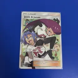 2019 Pokemon Hidden Fates Jessie And James Full Art 68/68 - Image 1