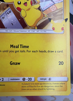 McDonalds Pikachu ✨1c Start✨ 25/25 2021 Promo Pokemon Trading Card Game 🌺 - Image 4