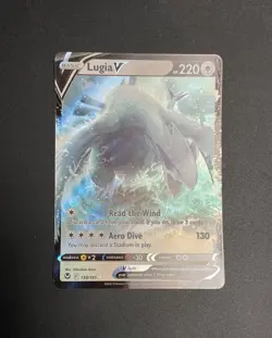 Pokemon TCG Lugia V Silver Tempest 138/195 LP Ultra Rare FA - Image 1