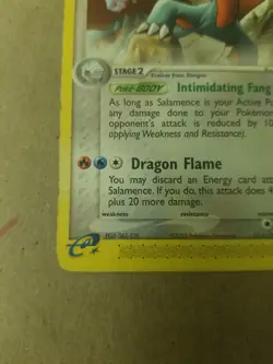 Salamence EX Dragon Near Mint 19/97 Rare Non-Holo Regular Pokemon MP - Image 5