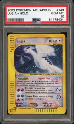 2003 POKEMON AQUAPOLIS #149 LUGIA-HOLO - Image 1