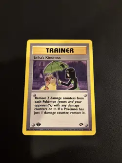 Pokemon Gym Challenge Rare Erika's Kindness 103/132 - Near Mint (NM) - Image 1