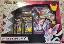 Pokemon TCG 25th Anniversary Celebrations Dark Sylveon V Box Sealed - Image 1