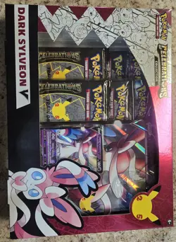 Pokemon TCG 25th Anniversary Celebrations Dark Sylveon V Box Sealed - Image 2