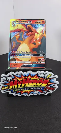 2019 Pokemon Charizard GX 9/68 Hidden Fates Ultra Rare English Holo - Image 1
