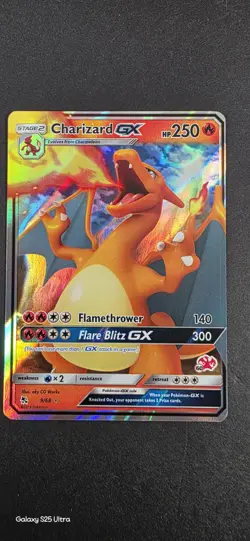 2019 Pokemon Charizard GX 9/68 Hidden Fates Ultra Rare English Holo - Image 2