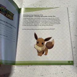 Pokemon TCG Sword & Shield Evolving Skies ETB Player's Guide Only Eeveelution - Image 2