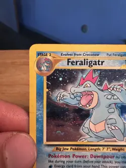Pokemon TCG Feraligatr Neo Genesis Holo Unlimited Rare 5/111 MP/HP - Image 3
