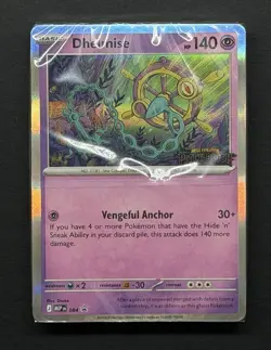 Pokemon TCG Pitch Black Build & Battle Promo Dhelmise 084 Sealed SHIPS TODAY - Image 1