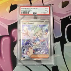 Lisias Appeal 234/191 Ultra Rare - Pokemon Surging Sparks PSA 9 - Image 3