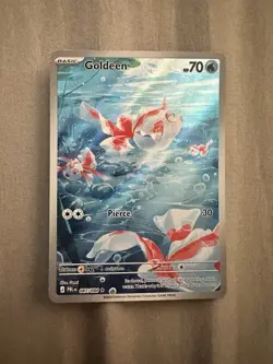 Pokemon TCG Pitch Black Goldeen 087/084 Illustration Rare - Image 1