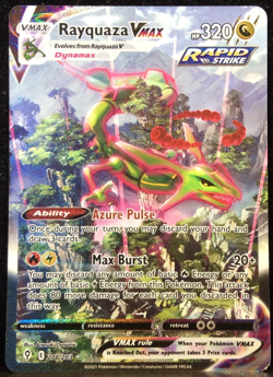 Rayquaza 218/203 VMax Alt Art VLP/NM 2021 Evolving Skies Pokemon Nintendo - Image 1