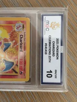 2021 Pokemon Celebrations Charizard Holo Rare (PSA 10) Gem Mint MGC Graded - Image 2